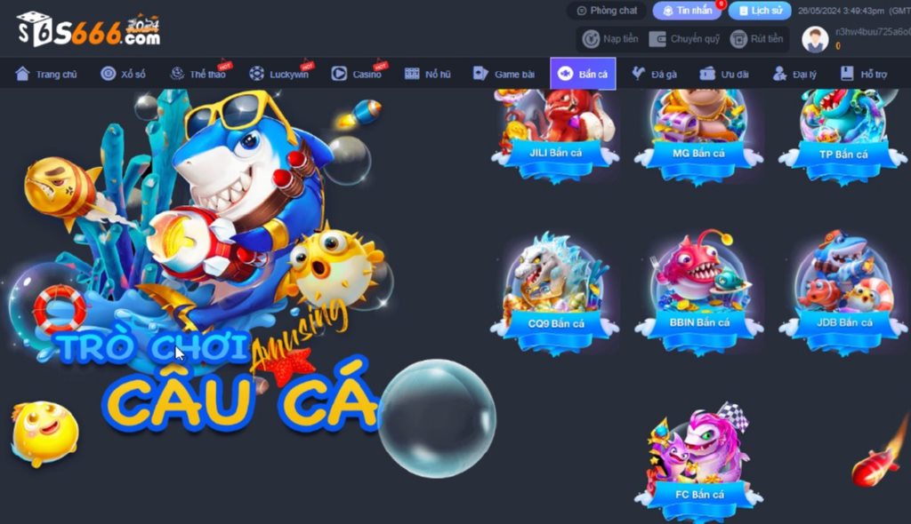 Bắn cá S666 đem lại sự thỏa mãn đam mê bắn cá, ăn tiền cực đã