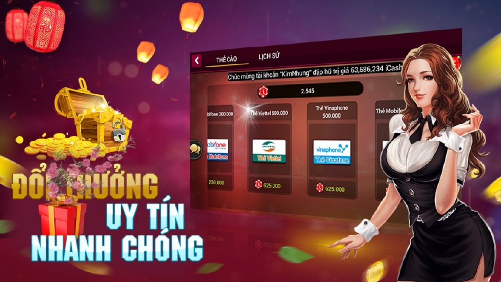 Game bài đổi thưởng uy tín, đa dạng bàn cược và nạp rút nhanh