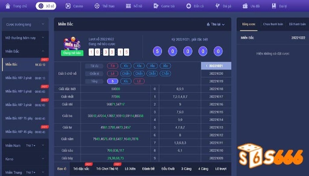 Nhà cái cung cấp nhiều loại hình lô đề cùng kèo cược phong phú