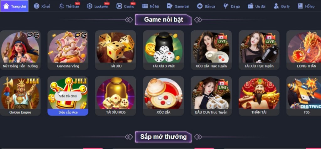 Nhà cái sở hữu kho tàng game slot đồ sộ, đồ họa đẹp mắt