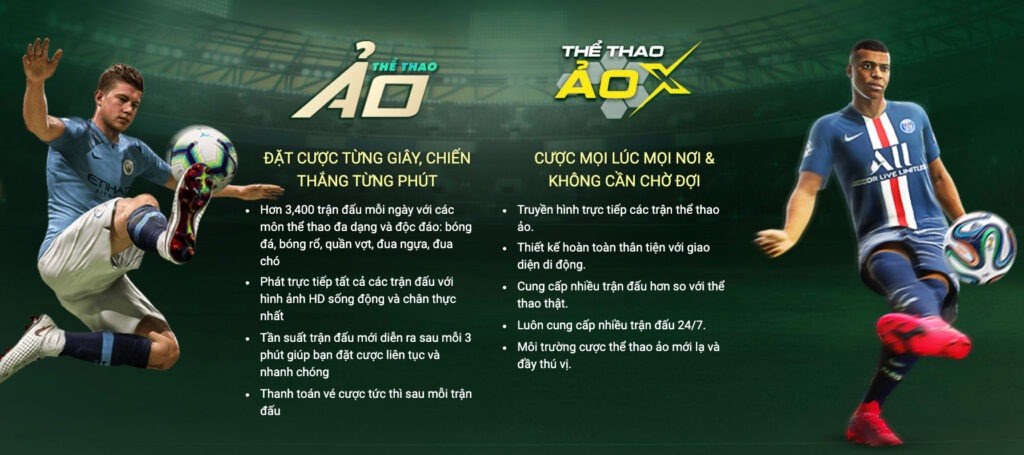 Thể thao ảo là lựa chọn tuyệt vời với cơ chế chơi nhanh, không cần chờ đợi